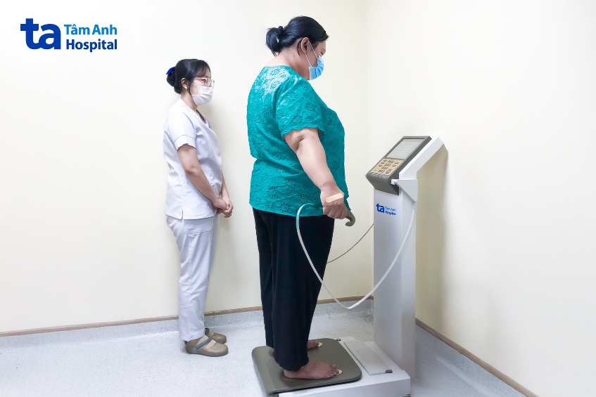 chị h đo chỉ số inbody