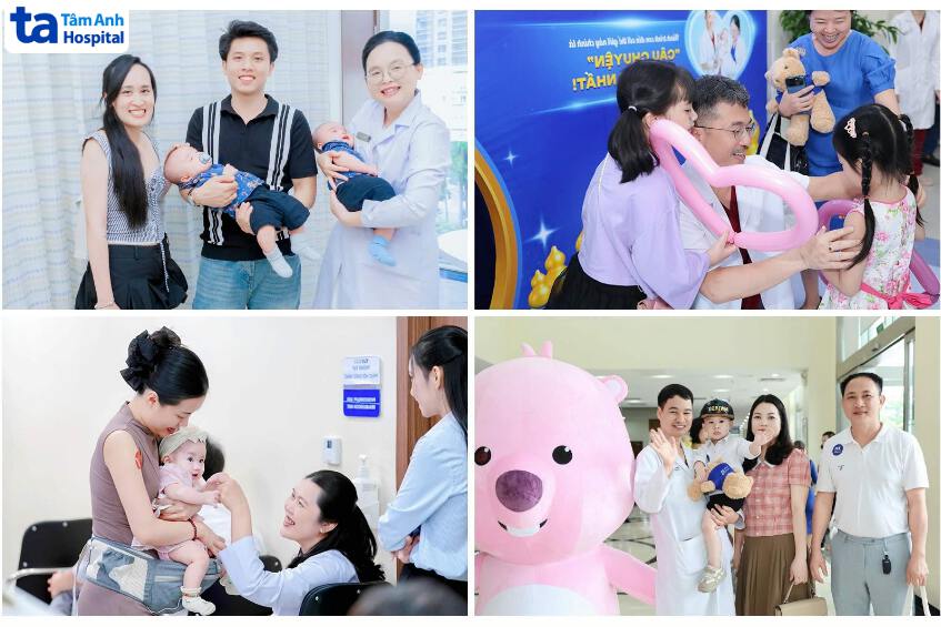 Cuộc hội ngộ đầy cảm xúc của gia đình và bác sĩ tại Ngày hội Bầu vàng IVF Tâm Anh