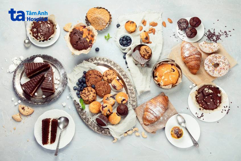 đồ ngọt giàu calo rỗng tăng tích mỡ