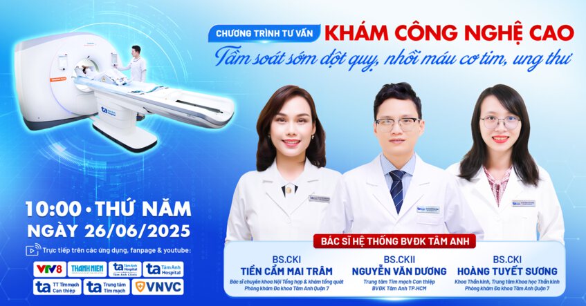 Cùng đón xem chương trình live khám công nghệ cao phát hiện sớm nmct