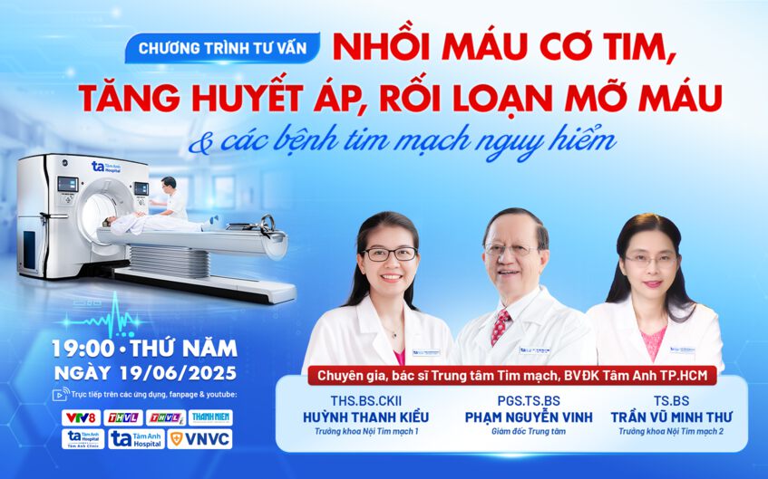 Đón xem live của trung tâm tim mạch về nhồi máu cơ tim và các nguy cơ