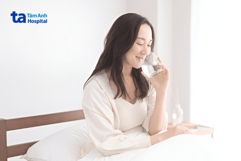 duy trì uống nước đều đặn