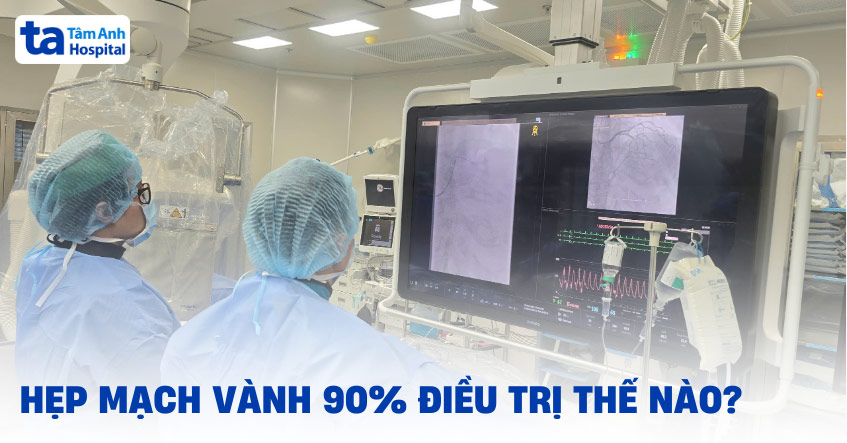 Mức hẹp mạch vành 90% có phải nặng nhất? Có chữa được không?