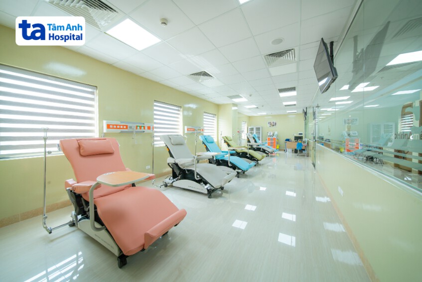 khu vực truyền thuốc hóa trị hiện đại