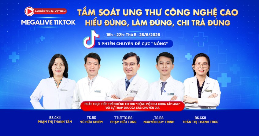 live tiktok tầm soát ung thư công nghệ cao