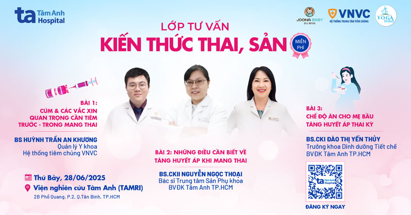 Lớp học tiền sản số 10, 9h00 – 11h00 Thứ 7 (28/6/2025)