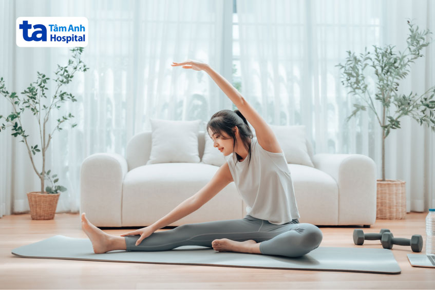 luyện tập thể thao cường độ phù hợp