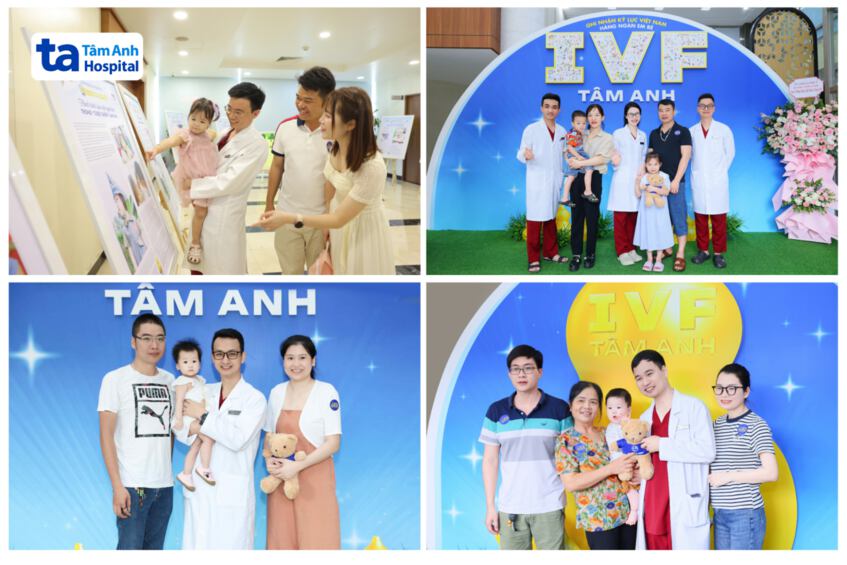 Mỗi gia đình, mỗi hoàn cảnh, mỗi hành trình riêng song ở họ có chung niềm hạnh phúc trọn vẹn khi tham gia Ngày hội Bầu vàng IVF Tâm Anh