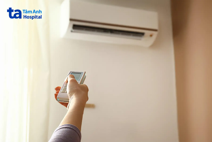 môi trường máy lạnh dễ gây sốc nhiệt