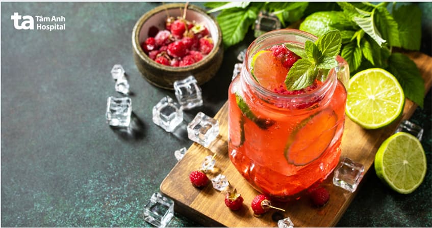 người bệnh nên kiêng các loại nước có chứa chất tạo ngọt nhân tạo