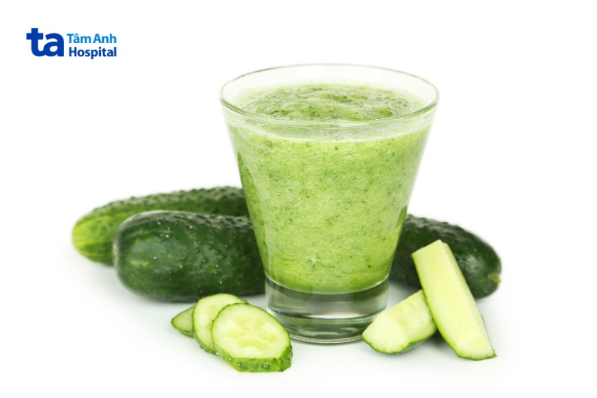 nước ép dưa chuột hỗ trợ giảm mỡ