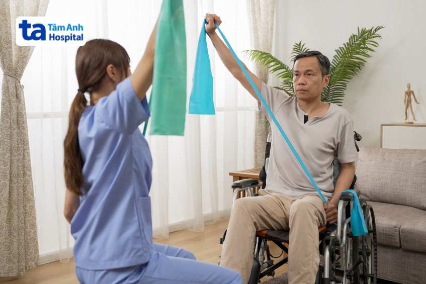 tập trị liệu chức năng sau tai biến cho người bệnh