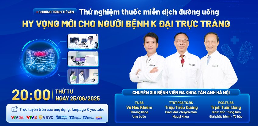 thử nghiệm thuốc miễn dịch đường uống k đại trực tràng