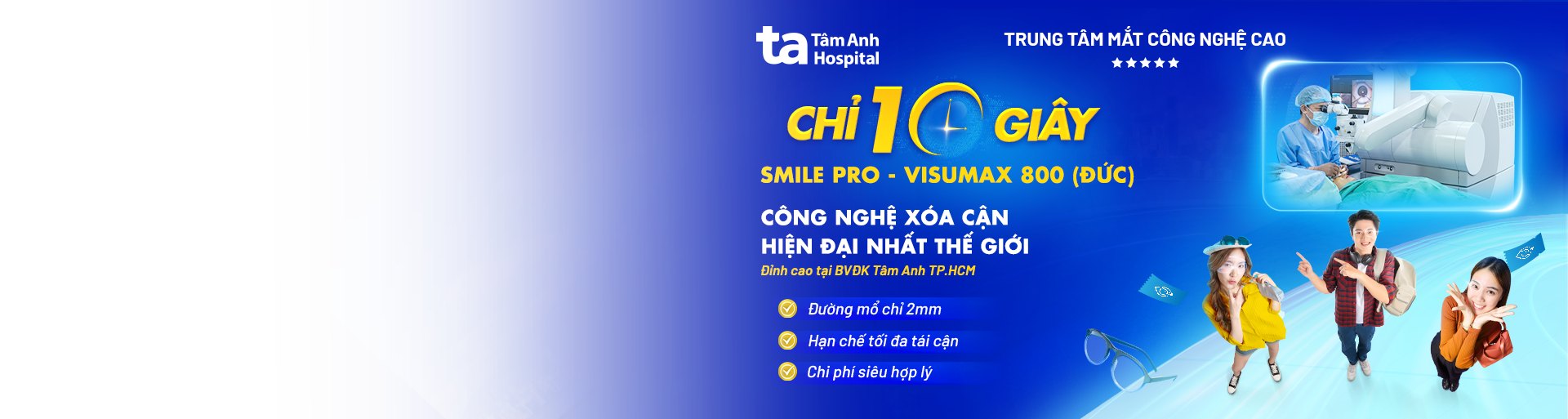 banner 10 giây smile pro chuyên khoa