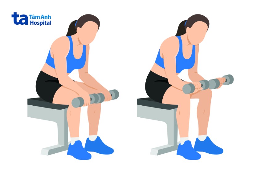 bài tập nâng cổ tay