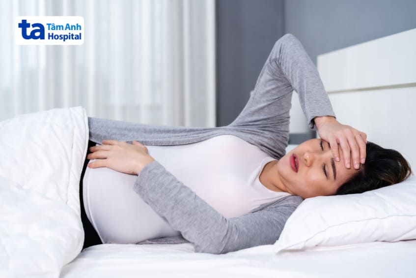 có nhiều yếu tố khiến mẹ bầu bị mất ngủ
