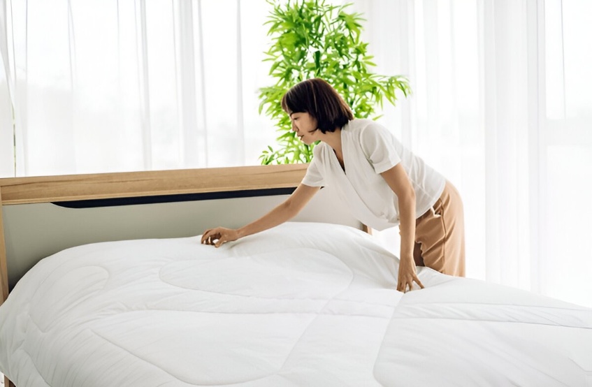 dọn dẹp nơi ở thoái mái khi chăm sóc người bệnh