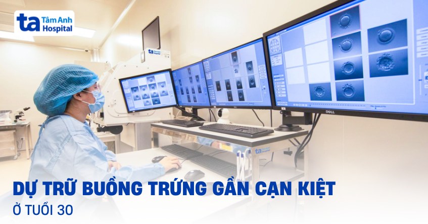 Dự trữ buồng trứng gần cạn kiệt ở tuổi 30