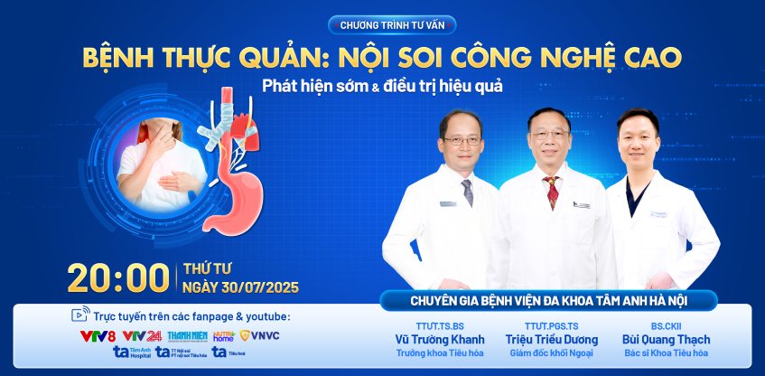 live bệnh thực quản