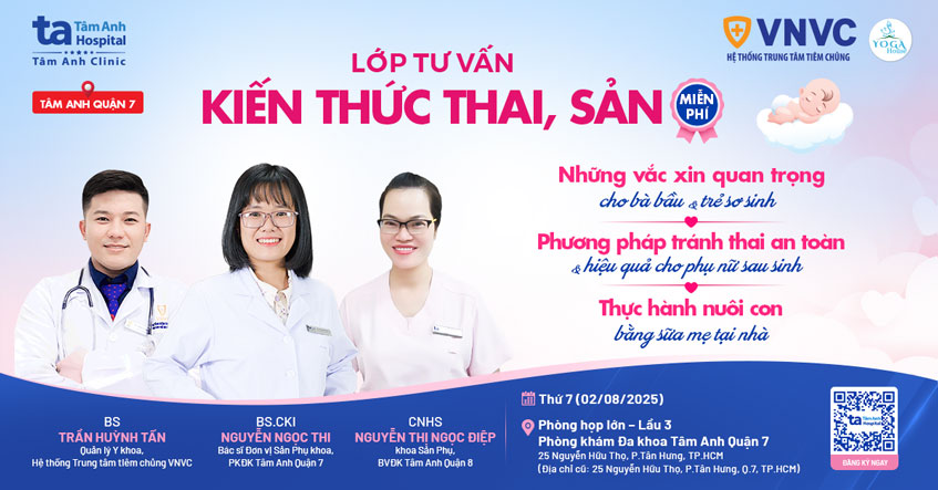 Lớp học tiền sản số 08 – Phòng khám Đa khoa Tâm Anh Quận 7 (02/8/2025)
