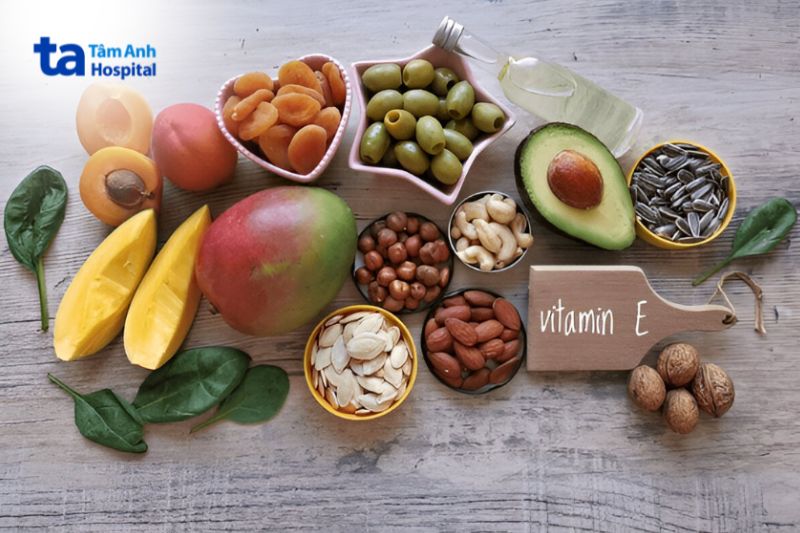 thiếu vitamin e gây thâm môi