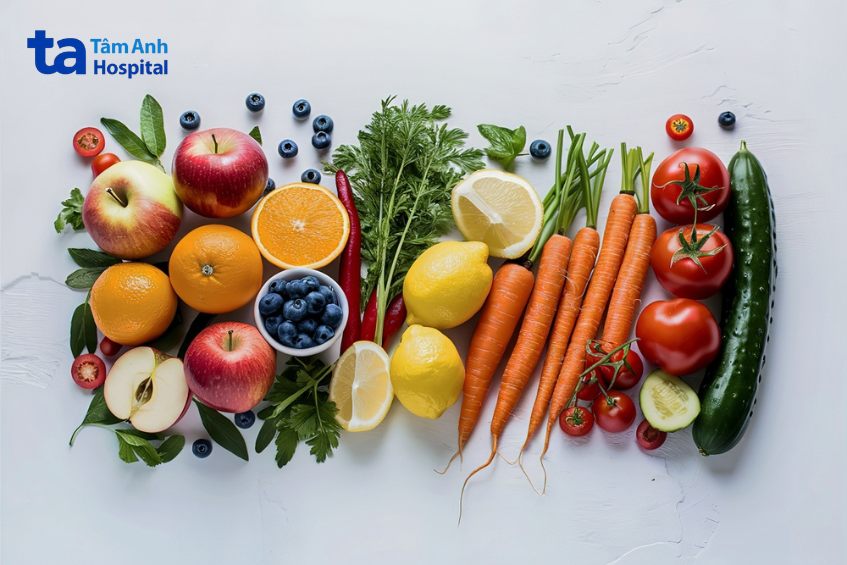 nước ép rau củ giàu protein và khoáng chất