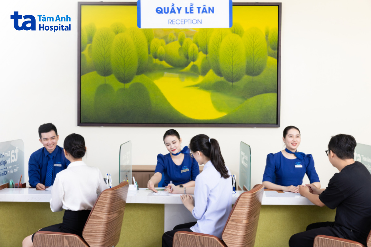 quy trình tiếp nhận bảo hiểm y tế tại BVĐK Tâm Anh được thực hiện nhanh chóng, tiện lợi