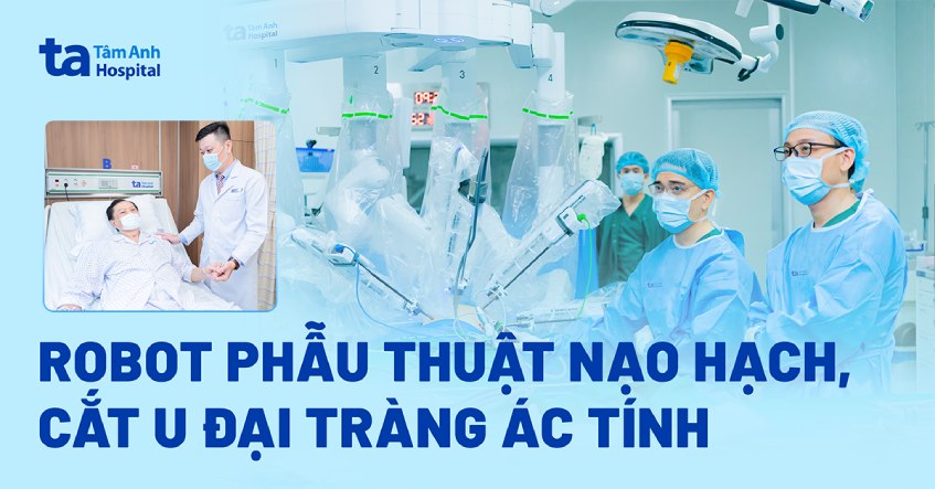robot phẫu thuật nạo hạch