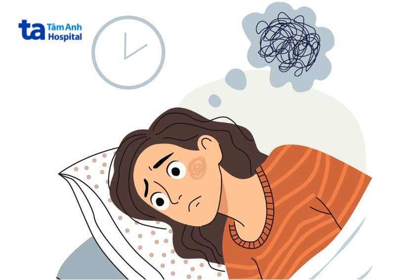 rối loạn lo âu có thể dẫn đến mất ngủ