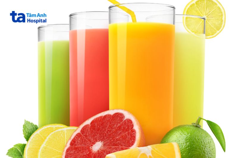 nên uống nước ép trái cây tươi không đá