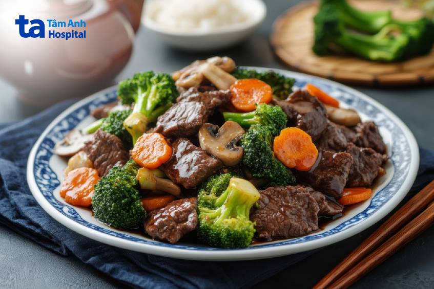 thịt bò nạc giàu protein và ít béo