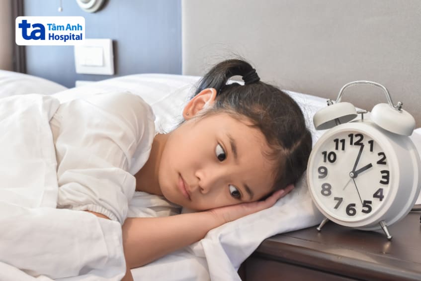 tình trạng trẻ ngủ ít, trằn trọc