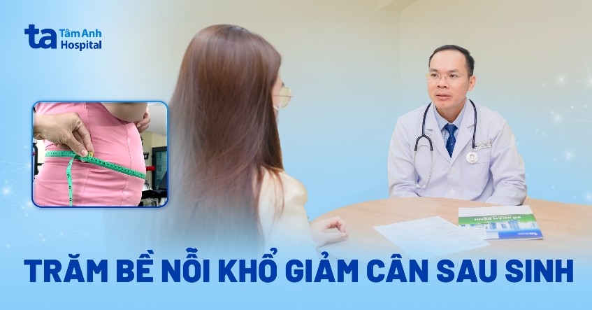 trăm bề nỗi khổ giảm cân sau sinh