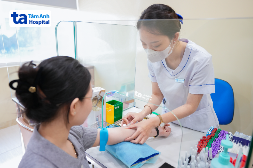 xét nghiệm máu trước mang thai