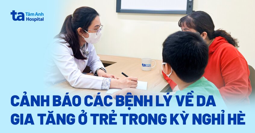 bệnh về da ở trẻ gia tăng khi về hè