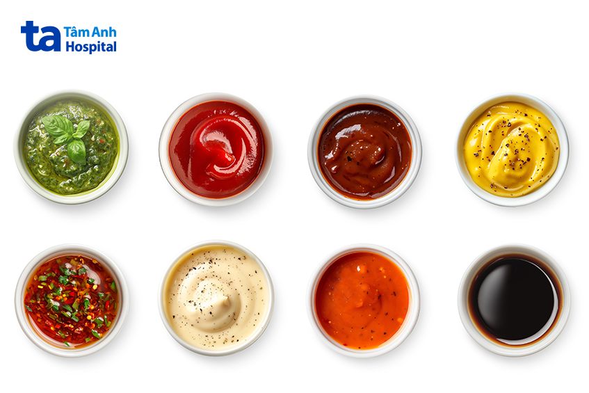 các loại sốt chấm chứa nhiều chất béo bão hòa