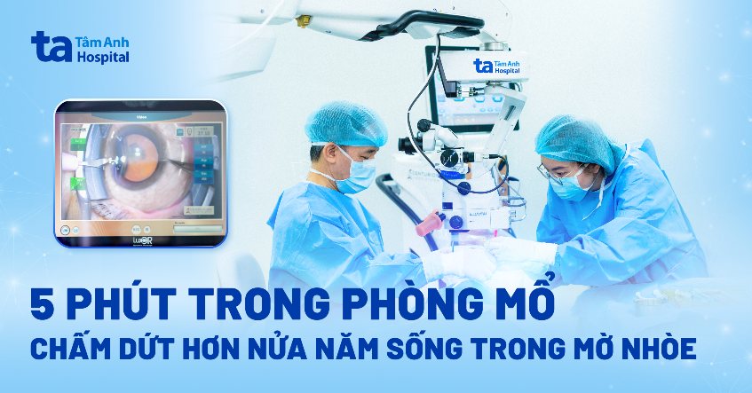 5 phút trong phòng mổ, chấm dứt hơn nửa năm sống trong mờ nhòe