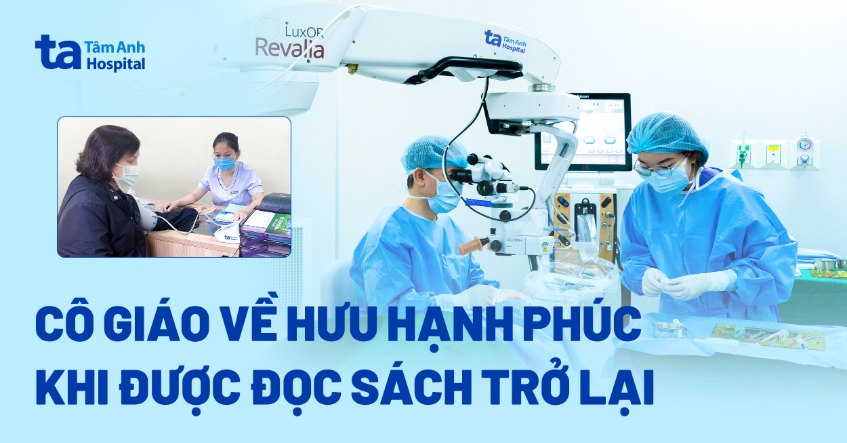 Cô giáo về hưu hạnh phúc khi được đọc sách trở lại