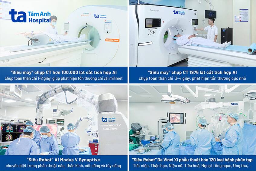 cơ sở y tế hiện đại tại bvdk tâm anh