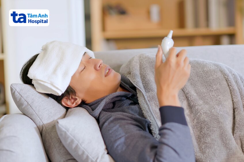 gây sốt cao sau 2 3 ngày nhiễm bệnh