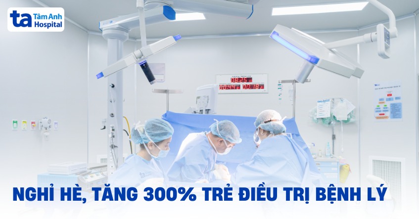 Hai tháng nghỉ hè, tăng 300 phần trăm lượng bệnh nhi