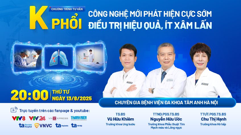 live k phổi công nghệ phát hiện sớm điều trị hiệu quả