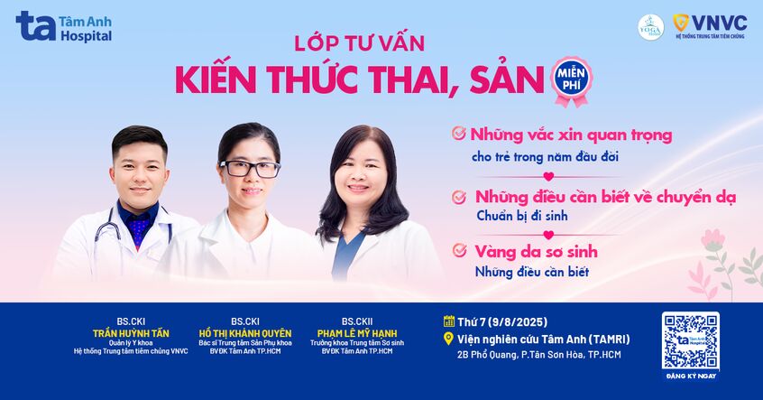 Lớp học tiền sản số 13, 9h00 – 11h00 Thứ 7 (09/08/2025)