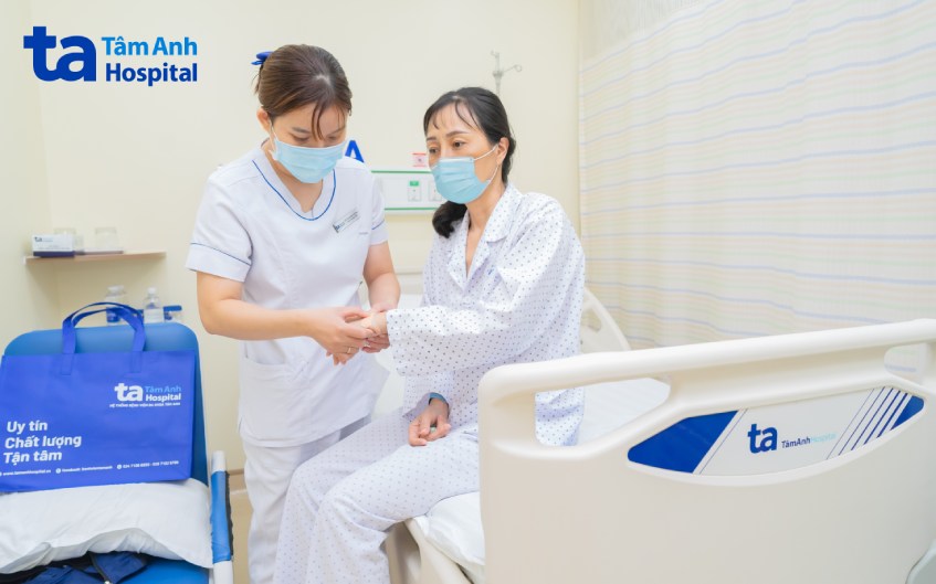 người bệnh được chăm sóc