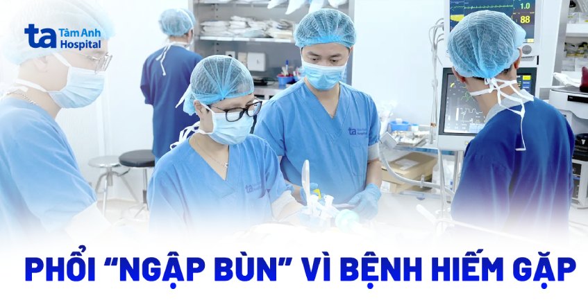 Phổi ngập bùn vì bệnh hiếm gặp