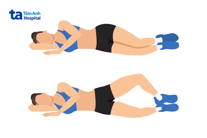 tập hai bên cơ đùi