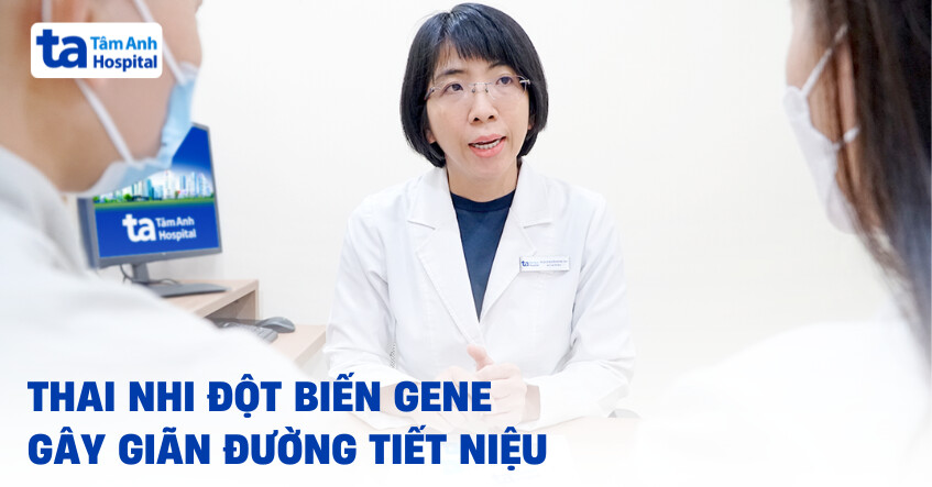 Thai nhi đột biến gene gây giãn đường tiết niệu