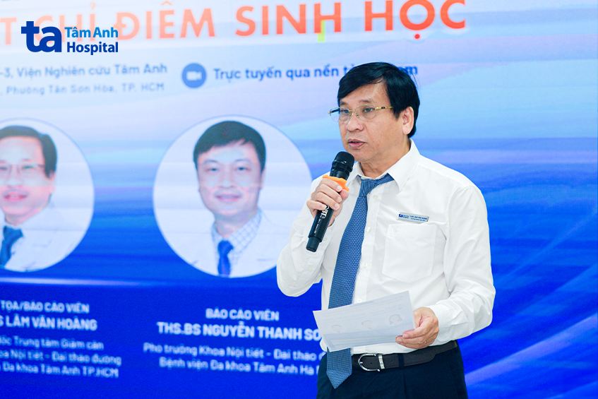 TS BS Lâm Văn Hoàng trình bày về phát hiện và điều trị sớm biến chứng suy tim