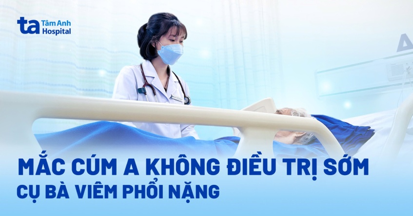 Viêm phổi nặng do biến chứng cúm A