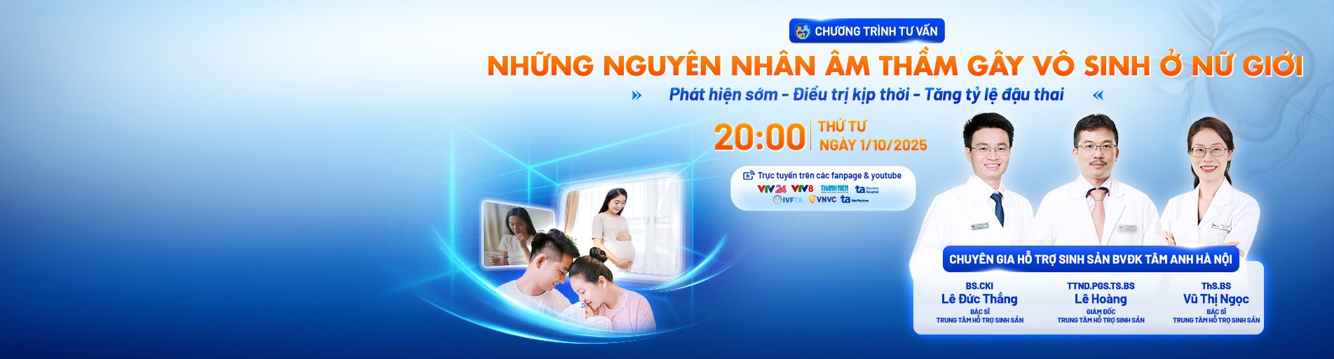 Banner live nguyên nhân âm thầm gây vô sinh nữ ck